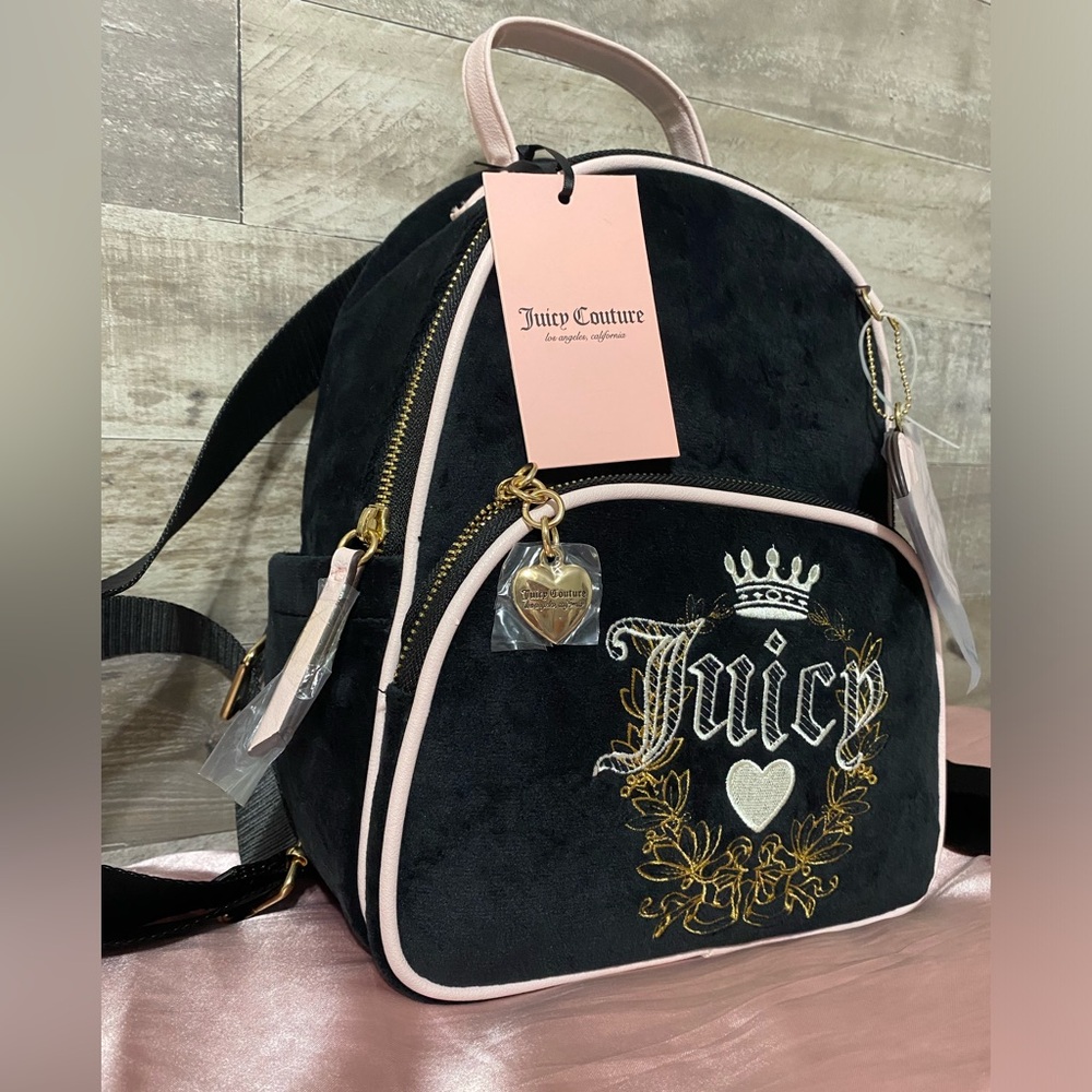 NEW Juicy Couture Velour Backpack